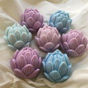 Resim Lotus Çiçeği için Mum ve Sabunlar için Silikon Kalıp - 3D Reçine Döküm, Kendin Yap Balmumu El Sanatları, EL YAPIMI Kil Süsleme Aracı tarafından SILIKE LUFEI, Silike LuFei 