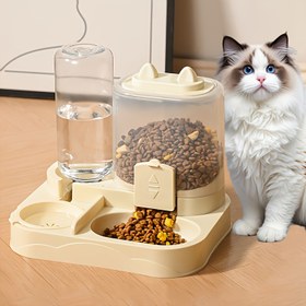 Resim Otomatik Kedi Yemlik ve Su Dağıtıcısı Seti, Temizlemesi ve Doldurması Kolay, Pilsiz - Büyük Kapasiteli Seyahat Dostu Evcil Hayvan Aksesuarı, Otomatik Kedi Yemlik, Kedi Yem Dağıtıcısı, Kedi Su Çeşmesi, Otomatik Kedi Yemlik ve Su Dağıtıcısı, Otomatik Kedi Yemlik ve Su Dağıtıcısı Seti, Otomatik Kedi Yemlik ve Su Dağıtıcısı, Şık Evcil Hayvan Aksesuarı, Modern Evcil Hayvan Aksesuarı, Dayanıklı Evcil Hayvan Aksesuarı, Kolay Temizlenebilir Malzeme, Kolay Temizlenebilir Tasarım, Meşgul Evcil Hayvan Sa 