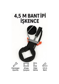 Resim Merttools Bailey Bant Tipi İşkence 4.5 Metre Köşe, Çerçeve Ve Marangoz Sıkma Aparatı Gergi Kayışlı İşkence Yeni 