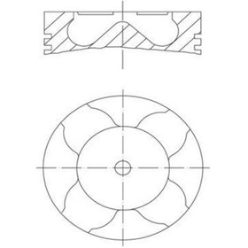 Resim Motor Piston Segman 0.40 Stılo-brava-croma-doblo-astra-alfa 147-156-166 1.9 82.40 010pı00016101-449364 