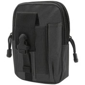 Resim Elmpaly Siyah Cp Tactical Molle Bel Çantası - Dayanıklı Outdoor Sport Koşu Kayışı Çok Cepli Cp 