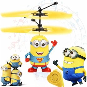 Resim Tamam Elektronik Uçan Minions Hareket Sensörlü Işıklı Karakter Oyuncak Drone 