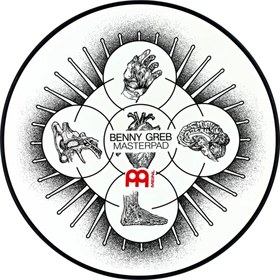 Resim Meinl MPP-12-BG Benny Greb Masterpad 12'' Çalışma Pedi 