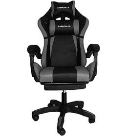 Resim Fashcolle Dynamic Masajlı Gri-Siyah Oyuncu Koltuğu 