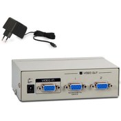 Resim S-link SL-2502 2 VGA 250Mhz Monitör Splitter 