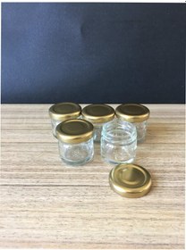 Resim 29 Cc Cam Kavanoz - 110 Adet 1 Koli - Gold Kapak 