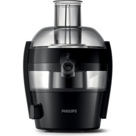 Resim Philips Viva Collection Katı Meyve Sıkacağı, 500W, 1,5l, Quickclean, Damlama Önleyici, Siyah, HR1832 