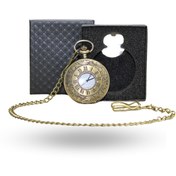 Resim ForWhat Büro Ev Ofis Hediyesi için Kutulu Antik Roma Rakam Stil Köstekli Saat 