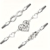 Resim 1 Adet/2/3 Adet Vintage Kazak Klipsi Kaymaz Tutacaklı | Atkılar, Hırkalar ve Gömlek Yaka Fermuarları İçin Mükemmel, Dikiş için Toplu Kazak Şal Klipsleri Yenilikçi Düğmeler 