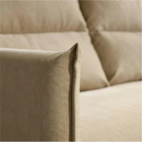 Resim IKEA Gri Lüks Kanepe - Uzanma Koltuklu 3'lü Kanepe 
