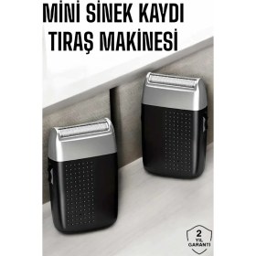 Resim İsmiyle Al Tıraş Makinesi Mini Sinek Kaydı Şarjlı Taşınabilir Paslanmaz Çelik 