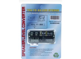 Resim Audiomax Oto Teyp Tsk TD22 Amfi Deck Çevirici Anfi Tetikleyicili Konvertör 