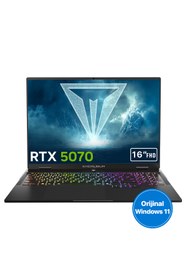 Resim CASPER Excalibur G915 i7-13620H 16GB 2TB 8GB RTX5070 165Hz 16" W11P Gaming Laptop G915.1362-BX70R-C 