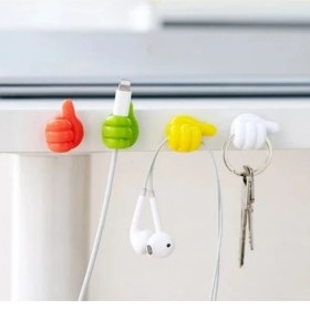 Resim Ozcmax El Şeklinde Kauçuk Çok Amaçlı Kablo Tutacak 10 Adet 