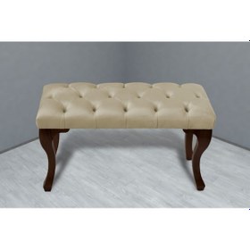 Resim Oksit Sarı Chester Model Babyface Kumaş Bench&koltuk&tabure&pofuduk Yatak Odası Takımı Ucu&önü Puff 