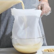 Resim 1 adet, Fındık Süt Torbası, Soya Sütü Süzgeç Torbası, Tek Kullanımlık Badem Sütü Torbası, Premium Gıda Sınıfı Fındık Sütü Torbası Badem Sütü Soya Sütü İçin, Gıda Sınıfı İnce File, Peynir Bezi, Soğuk Demleme Kahve Süzgeci, Mutfak Aksesuarları 