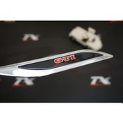 Resim Volkswagen Gti Racing Logo Dolphin Çamurluk Yanı Yazı Krom Metal 