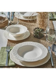 Resim Güral Carmına 24 Parça 6 Kişilik Bone Yemek Takımı 