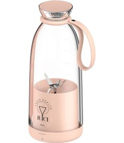 Resim 2025 Yeni Ev Şarj Mını Ezilmiş Buz Elektrikli Meyve Sıkacağı Güçlü Motor Büyük Type 1 Pink 500ml Pembe 