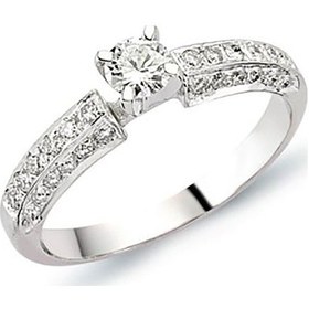 Resim Tektaş Pırlanta Yüzük 0.55 Ct G-Sı 3.25 Gram 18 Ayar Altın 
