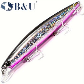 Resim TB&U 135mm 27.1g Ultra Uzun Atışlı 135S Tuzlu Su Batırma Minnow Ağırlık Balıkçılık Yemi Deniz Levreği 