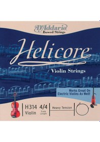 Resim D'addario H314h Helicore Tek Keman Sol G Teli 4/4 - Heavy Yoğun Ve Güçlü Ses Karakteri Yüksek Gerilim Direnci Ve Profesyonel Artikülasyon 