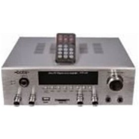 Resim Bots Bt-602 Stereo Anfi 2X40W Lcd Ekran Bluetooth Silver Gümüş 