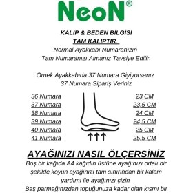 Resim Neon Shoes Desy Kadın Ortopedik Taban Şık Konfor Modeli Günlük Terlik Genç Anne Ev Dışarı Terliği 