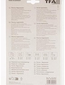 Resim yenibagshop Dostmann Termo-higrometre, 45.2027, çok renkli, U 102 x G 35 x Y 113 mm 