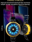 Resim nextbuy Cep Telefonu Mavi Ledli Çoğu Brakete bağlanılabilir Mobil Soğutucu Çok Amaçlı Fan 