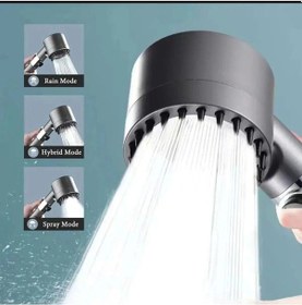 Resim Yeni Nesil Masajlı Turbolu Çok Fonksiyonlu Filtreli Duş Başlığı Çok Renkli 