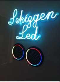 Resim Sekizgen Led 16'lık Midrange Kapağı Piksel Neon Ledli 358 Animasyonlu 1 Takım 2 Kapak Kumandalı 