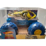 Resim Hot Wheels Monster Trucks Oversızed Piran-ahhhh Mavi Renk Modeli Çok Renkli 