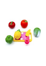 Resim Mobilecarsi Şefin Mutfağı 12 Parça Meyve Sebze Oyuncak Seti 