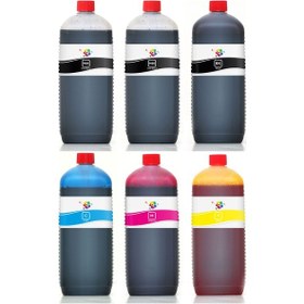 Resim QC Canon imagePROGRAF iPF770 MFP L36 Uyumlu Yazıcı Mürekkep Seti 1000ml 6 Renk 
