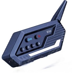 Resim Vothoon BT62 Kablosuz Bluetooth Intercom 2 Motosiklet Kask Kulaklığı 