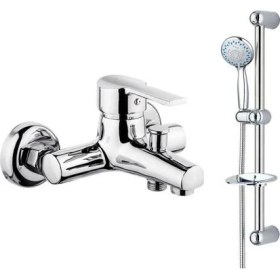 Resim Sardıcı Banyo Bataryası ve Sürgülü Duş Seti 150 cm Uzunluğunda Banyo Bataryası 