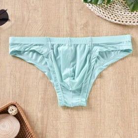 Resim 1 adet Erkek İç Çamaşırı, Seksi Düşük Bel Nefes Alabilen Torpido Külot, Serin Yumuşak Rahat Cilt dostu İç Çamaşırı Erkekler İçin 