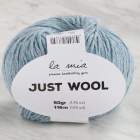 Resim La Mia Just Wool Buz Mavisi El Örgü İpi - LT015 - 34009 