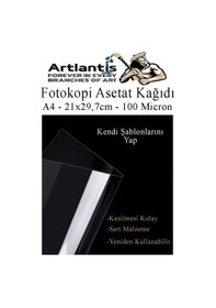 Resim Asetat Kağıdı 25 Adet Pvc Ve Asetat Kalemi S Siyah Mavi Kırmızı 1 Paket Fotokopi Asetatı Şeffaf Transparan 100 Mikron Diğer 