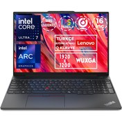 Resim ThinkPad E16 Gen 2 21MA008XTX 022 Ultra 7 155H 16" 64 GB RAM 4 TB SSD WUXGA W11P Dizüstü Bilgisayar Lenovo