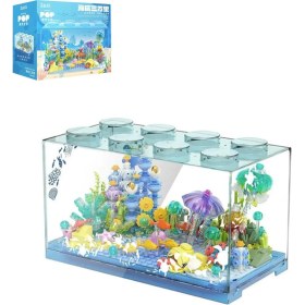 Resim SDT Group Jaki Maker Pop Serisi Akvaryum 597 Parça Oyucak Yapım Seti -FFJK8311 