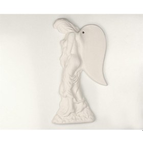 Resim Melek Seramik Bisküvi Boyanabilir Obje 