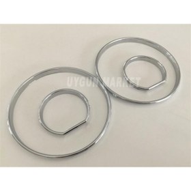 Resim NOS Bmw E34 Gösterge Krom Halkası, Bmw E34 Kadran Çerçevesi, Bmw Gösterge Çerçevesi 