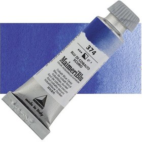 Resim Maimeri Blu Tüp Sulu Boya 12 Ml S4 No 374 Cobalt Blue Deep 