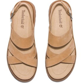 Resim Timberland Clairemont Way Backstrap Sandalet Kadın Ayakkabısı Tb0a61t4en31 Bej 