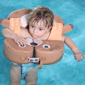 Resim Mambobaby Katlanabilir Göğüs Destekli Yüzme Simidi - Kurbağa 