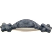 Resim TE Dükkan Buğz Antika Tarz Dekoratif Pirinç Örgü Mobilya Kulbu - 22X120 Mm, Oksit 