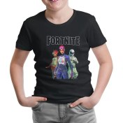 Resim Lord T-Shirt LordT-Shirt Fortnite - Maps Siyah Çocuk Tshirt 