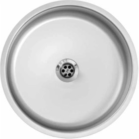 Resim Egelüx Yuvarlak Tezgah Altı 430 Kalite Düz Küçük Kafa Sifon 